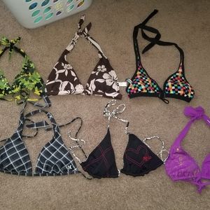 Billabong Swim - (3 FOR $15) Bundle of 6 swim wear tops Billabong Swim - (3 FOR $15) Bundle of 6 swim wear tops